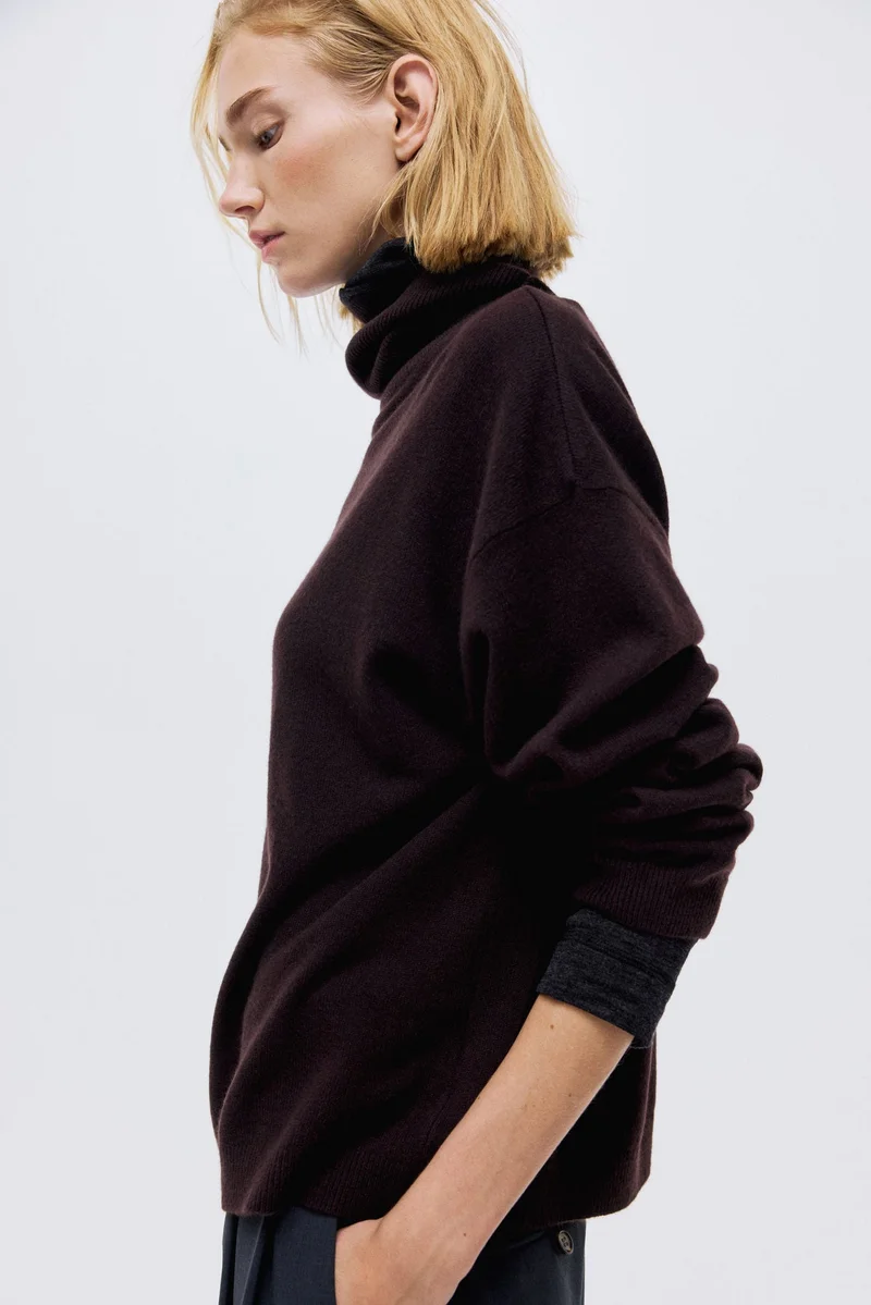 H&M Cashmere polo-neck jumper